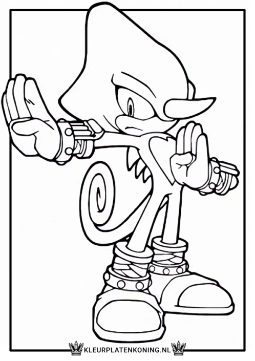 Espio kleurplaat