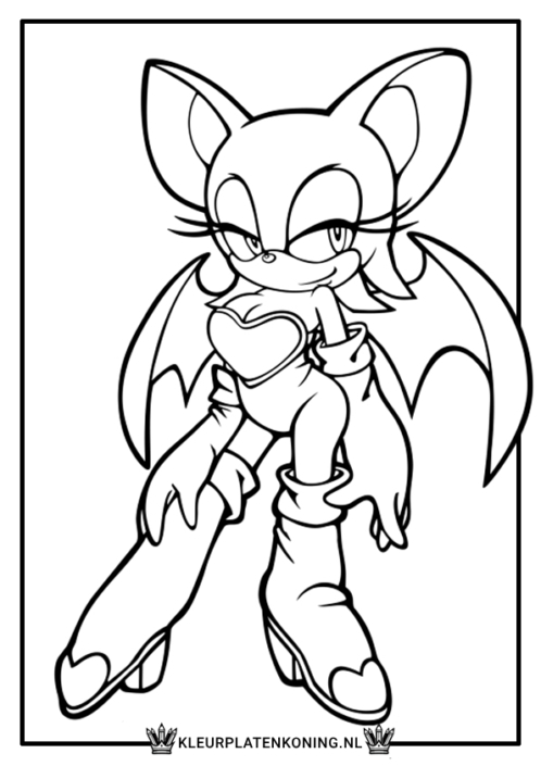 rouge-kleurplaat-sonic-002