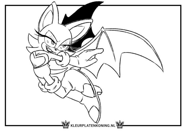 rouge-kleurplaat-sonic-009